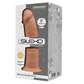 Adrien Lastic Silexd 9" Model 2 Realistic Silicone Dildo - Caramel