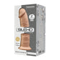 Adrien Lastic Silexd 9" Model 2 Realistic Silicone Dildo - Flesh