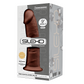 Adrien Lastic Silexd 9" Model 2 Realistic Silicone Dildo - Brown