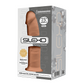 Adrien Lastic Silexd 7.5" Model 2 Realistic Silicone Dildo - Caramel