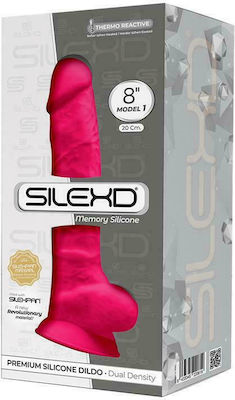 Adrien Lastic Silexd 8" Model 1 Realistic Silicone Dildo - Pink