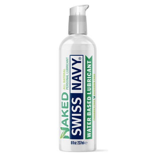 Swiss Navy Naked All Natural Water Based Lubricant 8oz/237ml