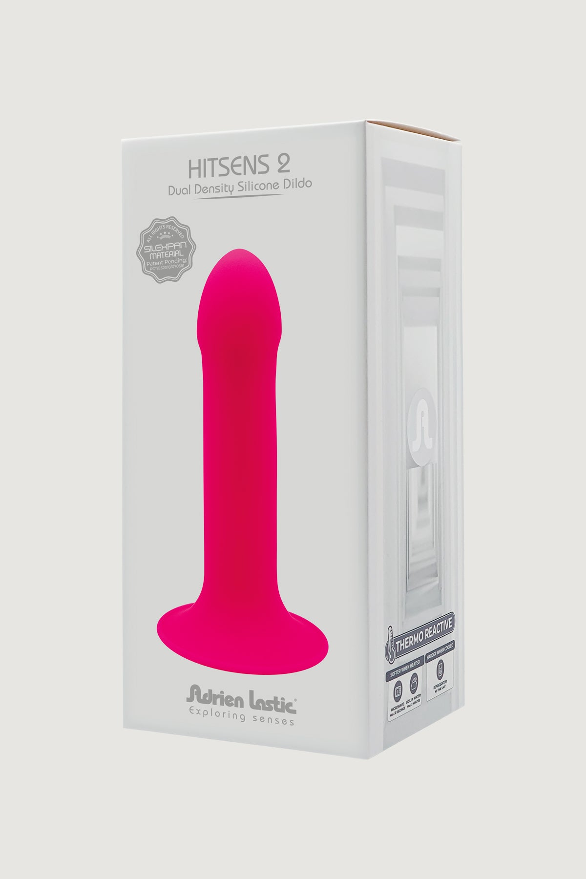 Adrien Lastic Hitsens 2 - 6.5" Pink Premium Double Density Dildo