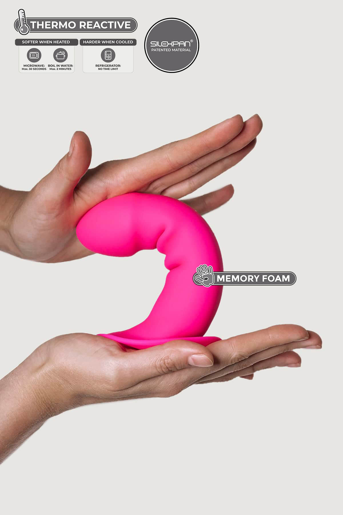 Adrien Lastic Hitsens 2 - 6.5" Pink Premium Double Density Dildo