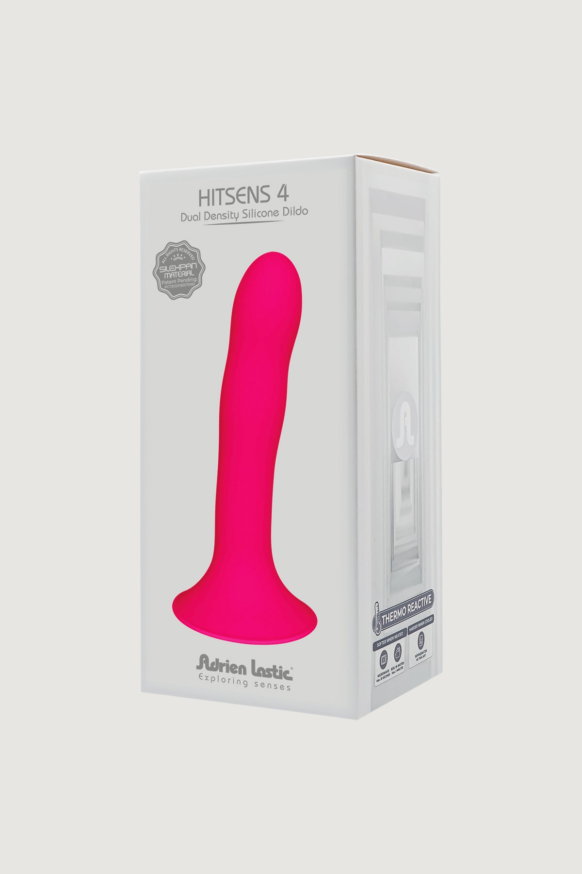 Adrien Lastic Hitsens 4 - 6.8" Pink Premium Double Density Dildo