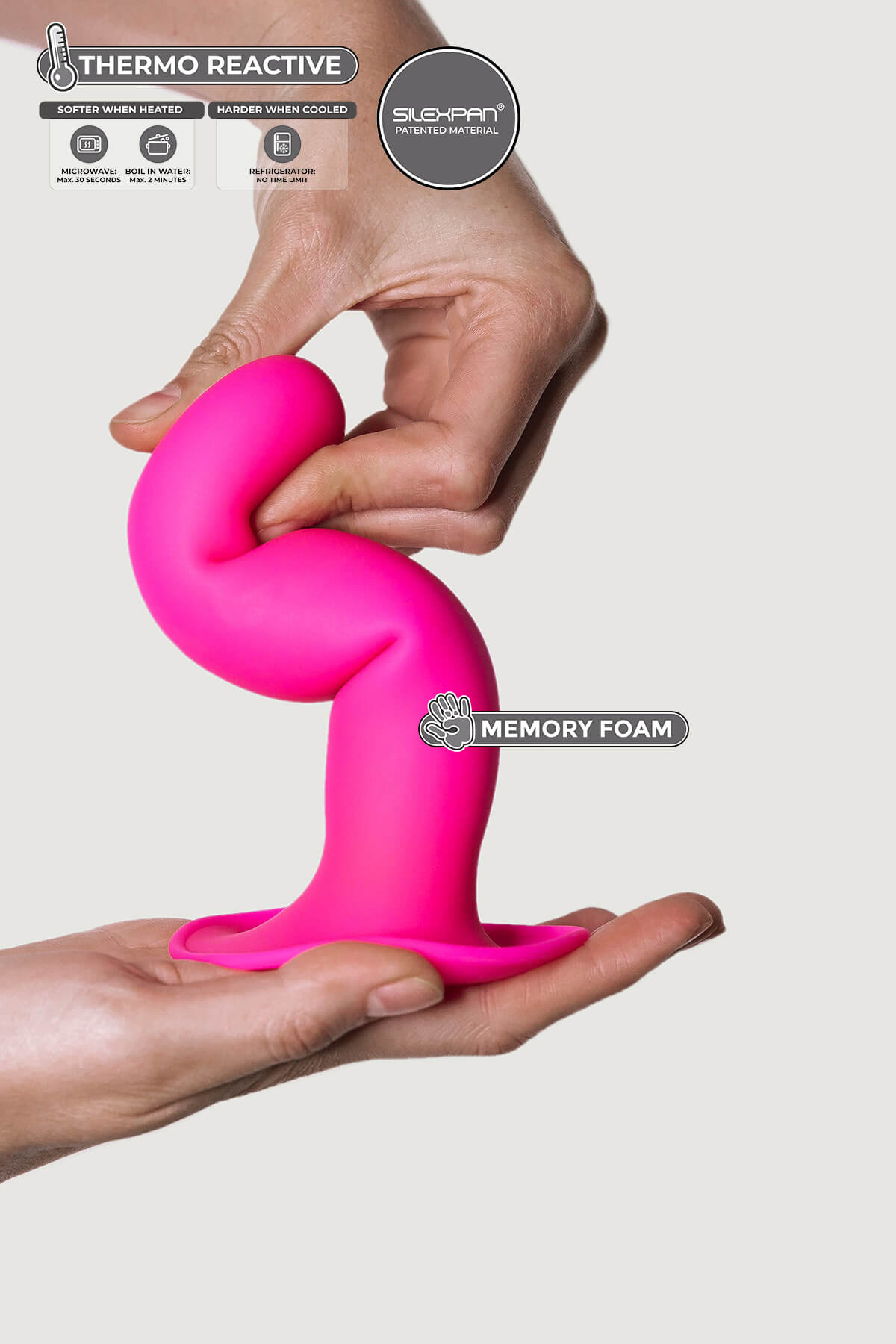 Adrien Lastic Hitsens 4 - 6.8" Pink Premium Double Density Dildo