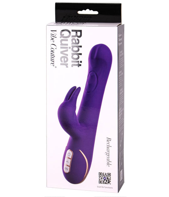 P Gopaldas | Vibe Couture Rabbit Quiver Thrusting Thumping Shaft Vibrator Purple