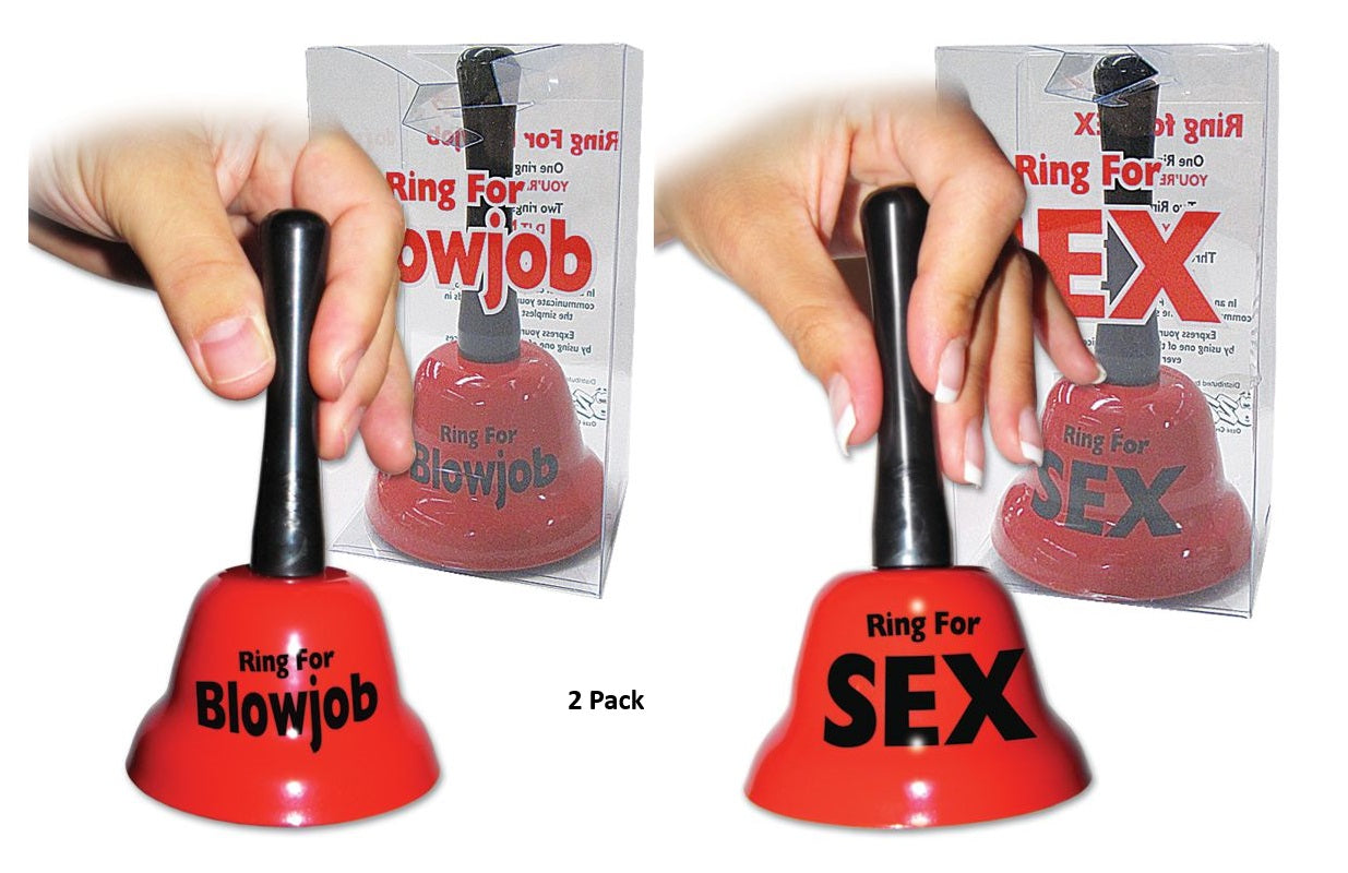 Ozze Creations | Ring for Sex Bell + Ring for Blowjob - 2 Pack