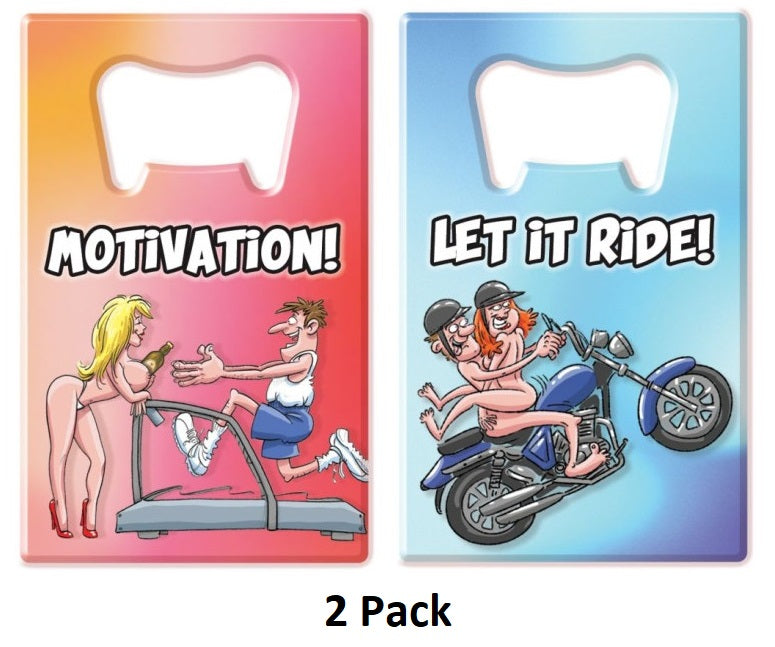 Ozze Creations | Motivation+Ride Bottle Opener - 2 PACK