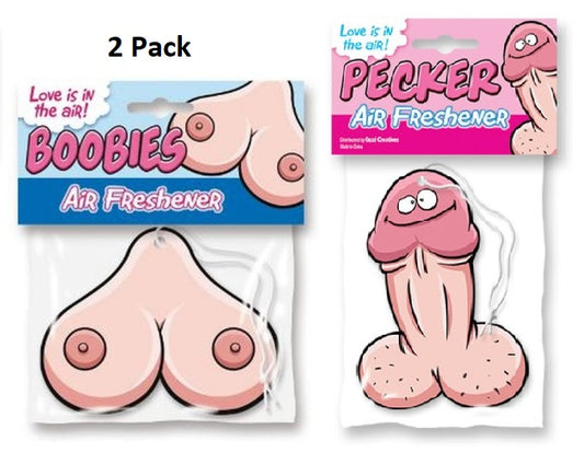 Ozze Creations | Boobies + Pecker + Air Freshener - 2 Pack