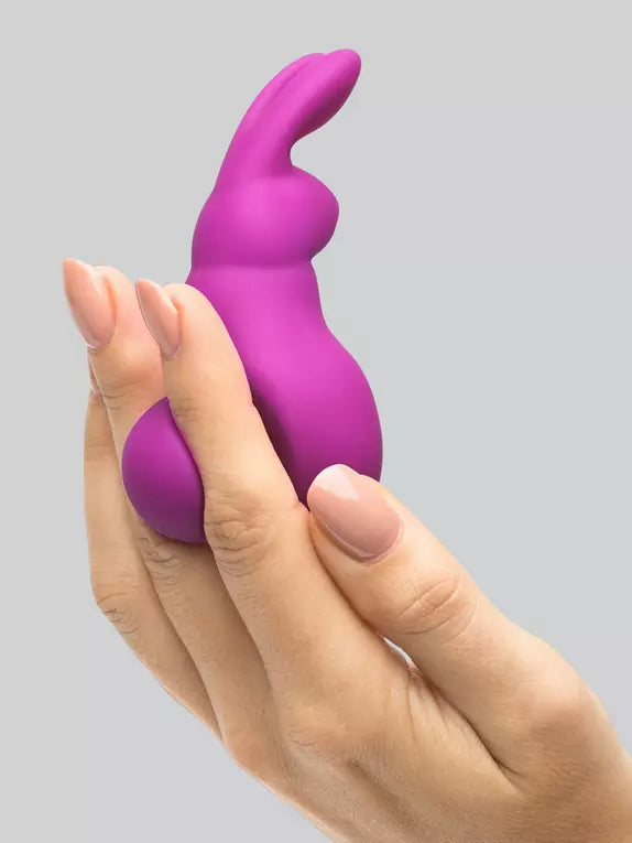 Love Honey Happy Rabbit Mini Ears USB Rechargeable Clitoral Vibrator Purple