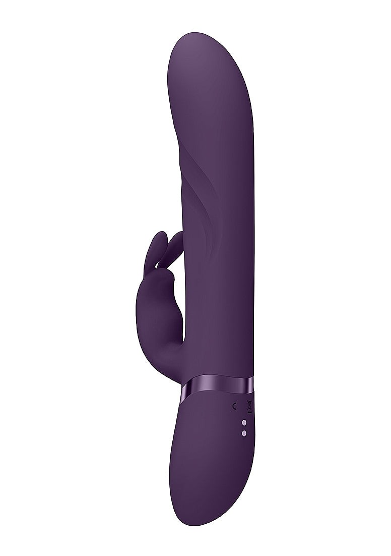 Shots Toys | VIVE Nari Vibrating and Rotating Beads, G-Spot Rabbit Vibrator Purple