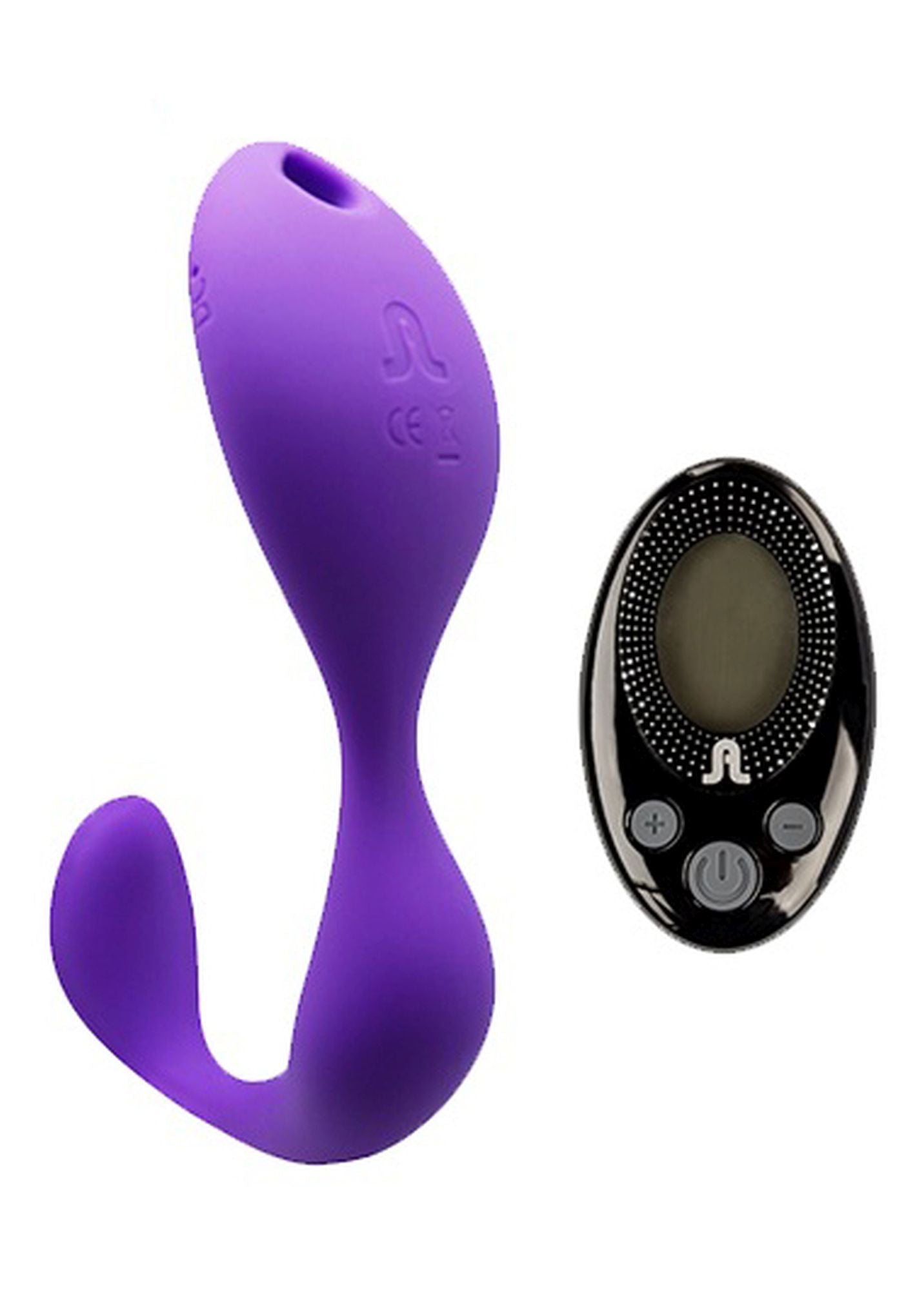 Adrien Lastic Mr Hook Strap-on Hands Free Double Action Stimulator w Remote Control