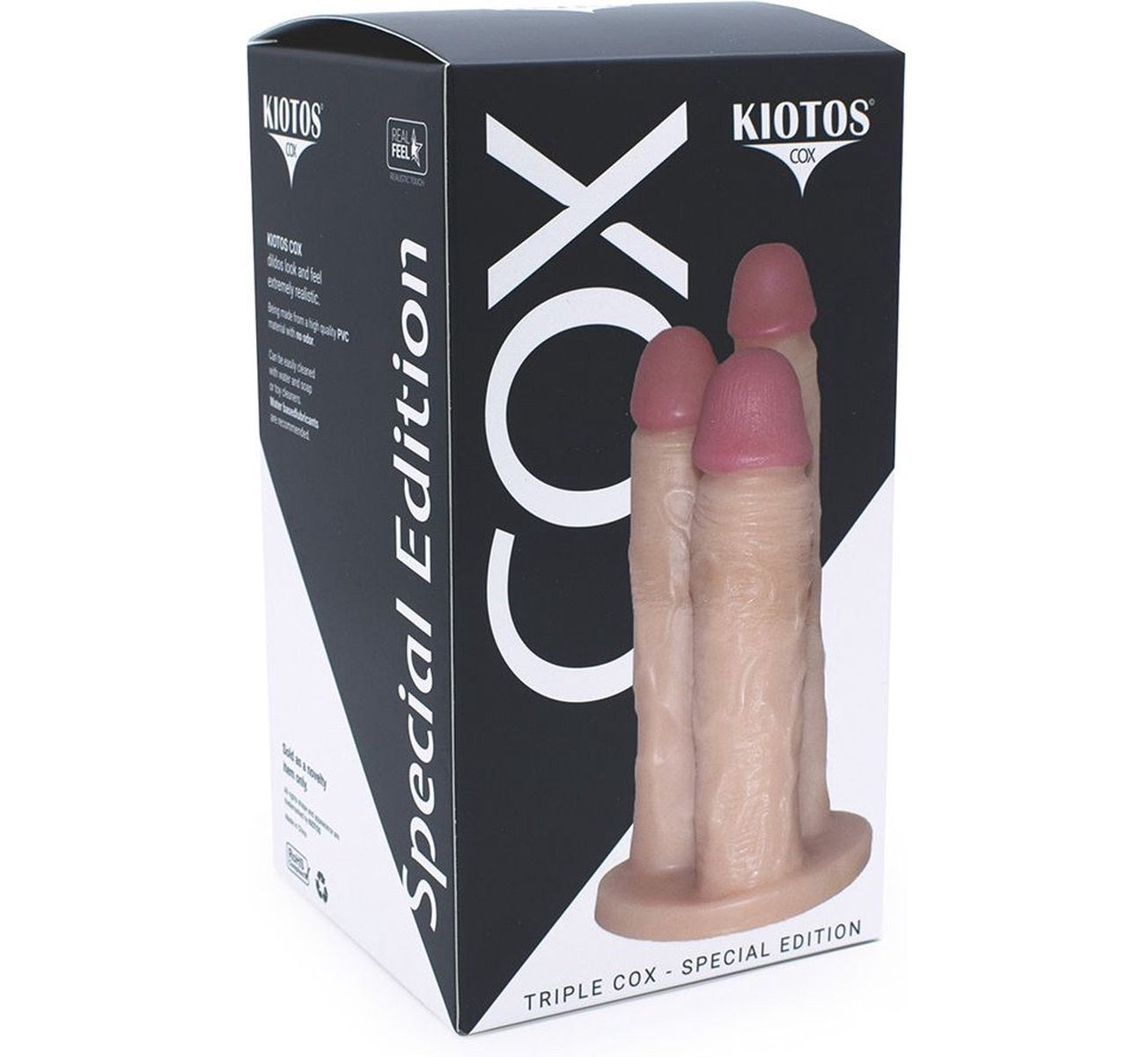 O-Products | Kiotos Cox - Triple Cox - Special Edition - Triple Dildo Flesh