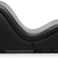 Master Series Kinky Couch Sex Chaise Lounge with Love Pillows - Black