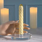 Playboy Pleasure TWIST OF FATE - Yellow Glass 17.5cm USB Rechargeable Vibrator