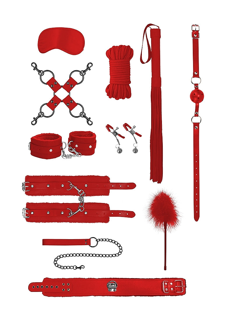 Shots Toys | Ouch! Intermediate Bondage Kit Red