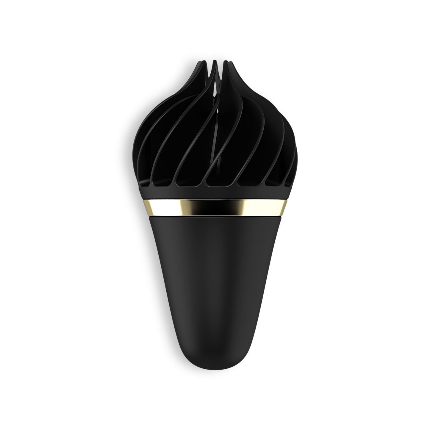 Satisfyer Sweet Treat Black/Gold - Rotating Head Ribs Stimulate Clitoris