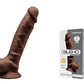 Adrien Lastic Silexd 7" Model 1 Realistic Silicone Dildo - Brown