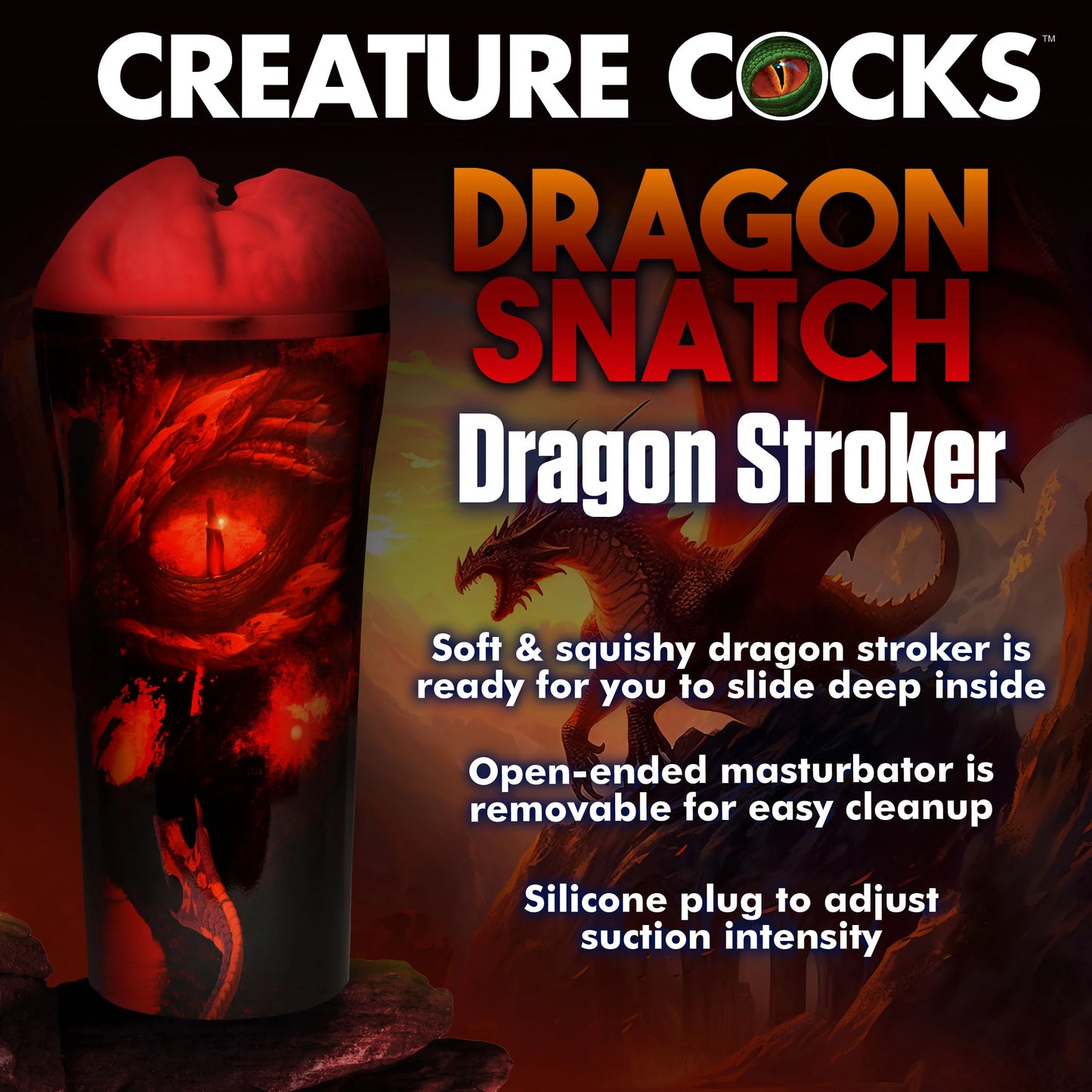 Creature Cocks Dragon Snatch Dragon Stroker Masturbator