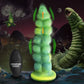 Creature Cocks Squirmer - Green 22.3cm USB Rechargeable Thrusting Fantasy Dildo