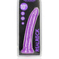 Shots Toys | REALROCK 28cm Slim Glow in the Dark Neon - Purple (10") Dildo Dong