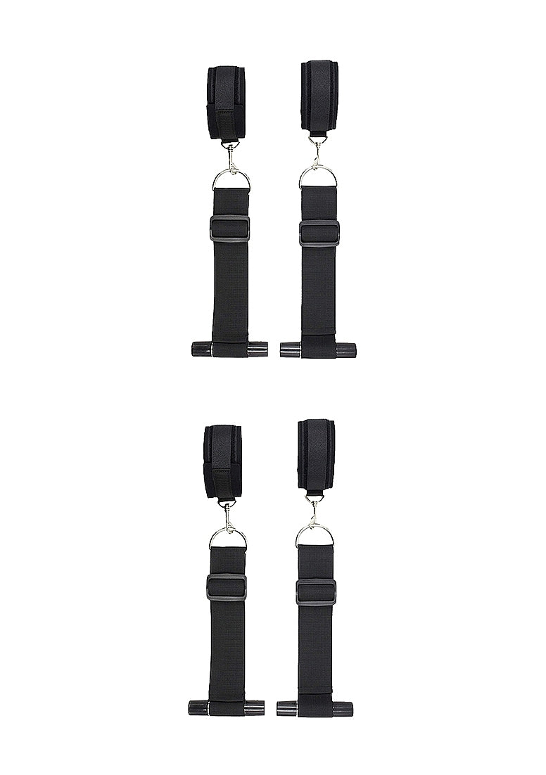 Shots Toys | Ouch! Door Restraint Set Black