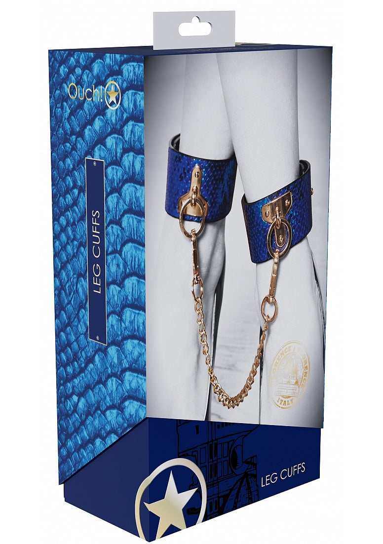 Shots Toys |  Ouch! Florence Collection - Leg Cuffs Ouch! - Blue