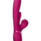 Shots Toys | VIVE Kura Thrusting G-Spot Vibrator Flapping Tongue & Pulse Wave Pink