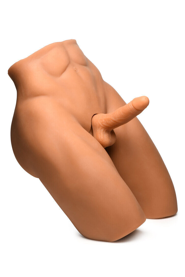 Curve Toys | Jock Poseable Torso w Thrusting Dildo Medium 21kg