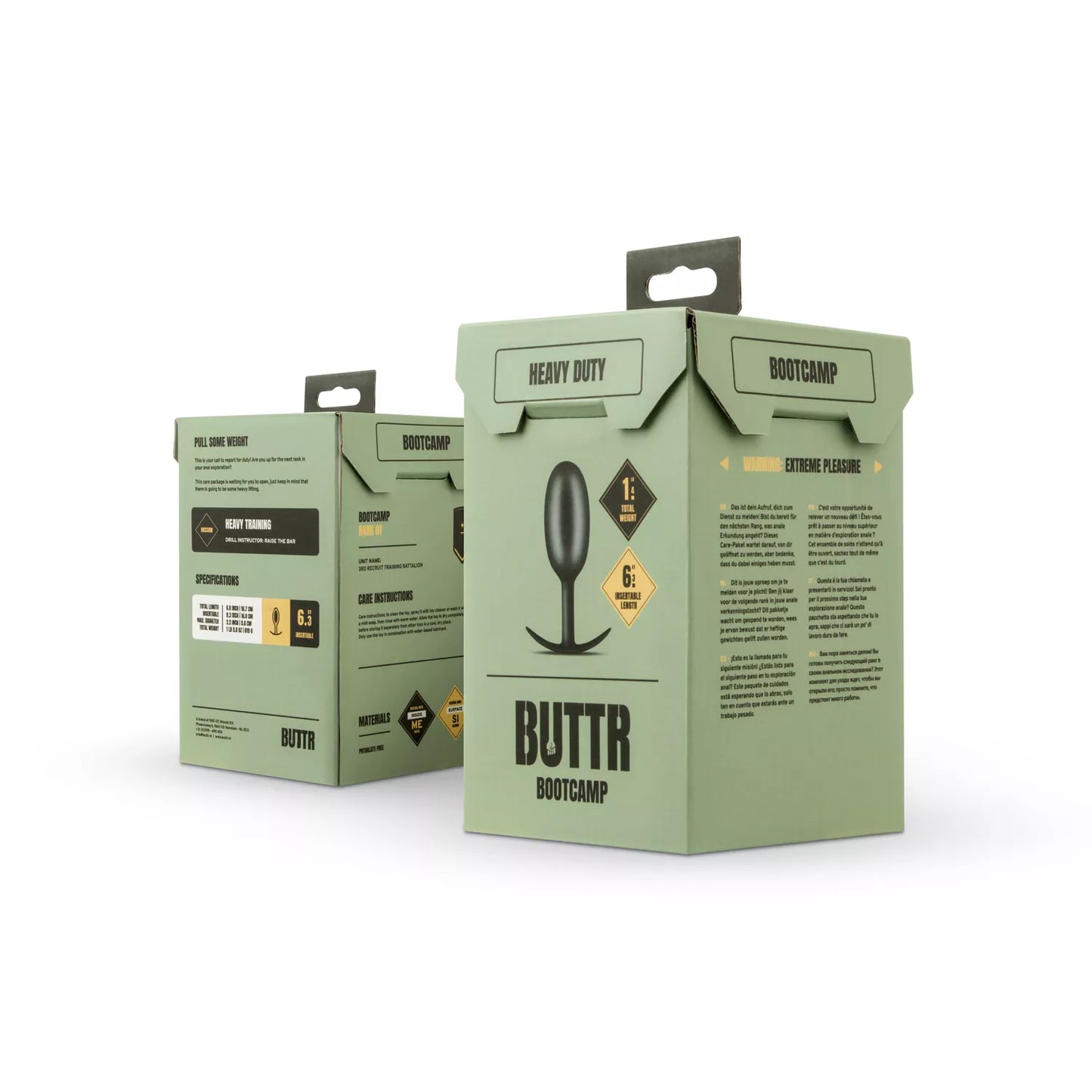 BUTTR Heavy Duty Weighted Butt Plug