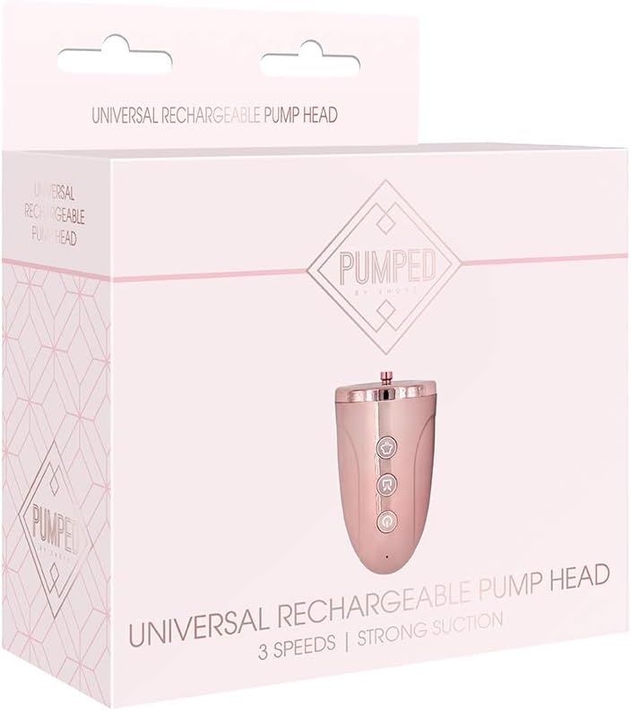 Shots Toys | Pumped Universal Rechargeable Pump Head Pink