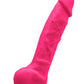 Adrien Lastic Silexd 8" Model 1 Realistic Silicone Dildo with Vibration - Pink