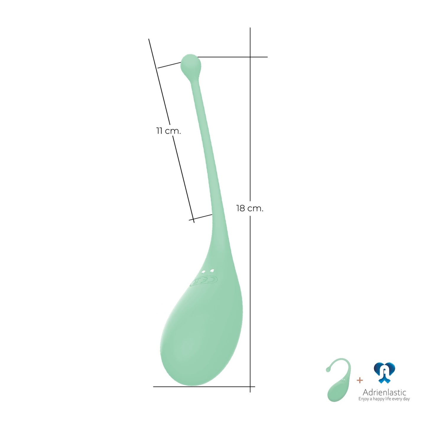 Adrien Lastic Palpitation Vibrating Egg Mint G-Spot Stimulation (App Control)