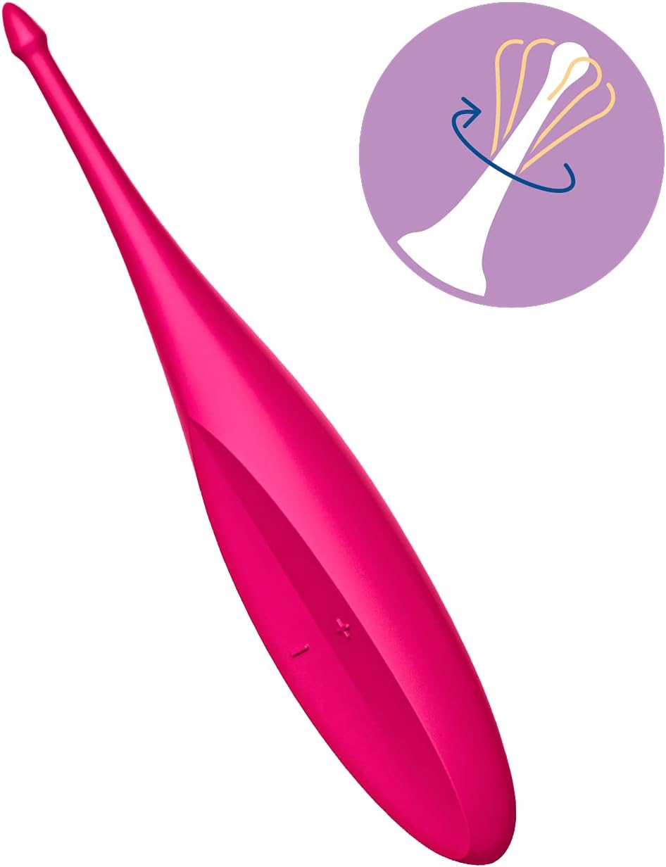 Satisfyer Twirling Fun Tip Vibrator Magenta