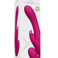 Shots Toys | VIVE Suki Vibrating G-Spot Clitoral Triple Vibrator Strapless Strap On Pink