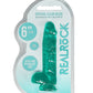 Shots Toys | REALROCK Crystal Clear 6"/15cm Realistic Dildo with Balls Turquoise