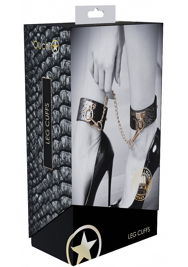 Shots Toys |  Ouch! Florence Collection - Leg Cuffs Ouch! - Black