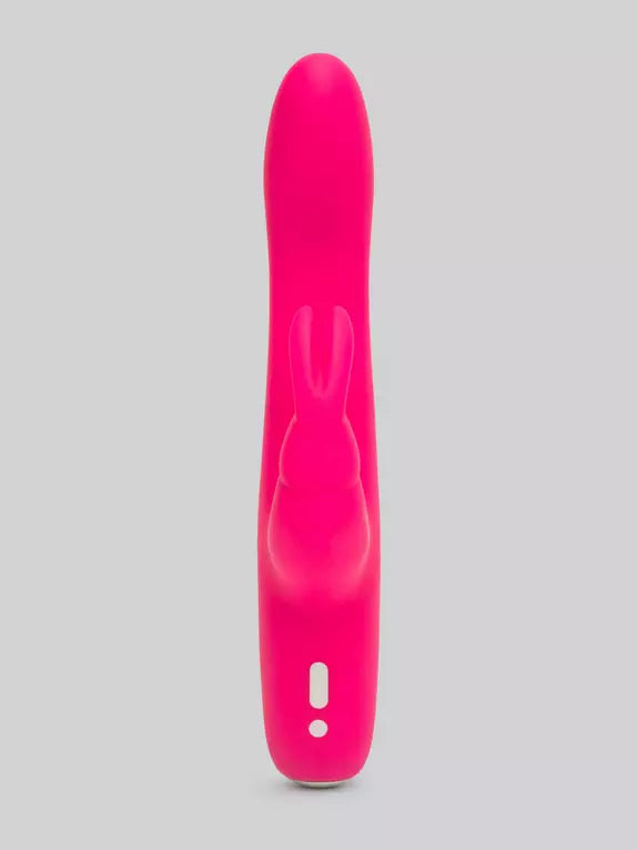 Love Honey Happy Rabbit Slimline Curve Rechargeable Rabbit Vibrator Pink