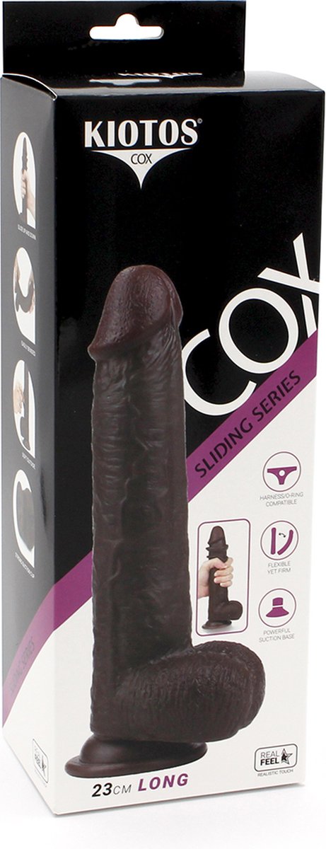 O-Products | Kiotos Cox Sliding Skin Dildo 23cm Black