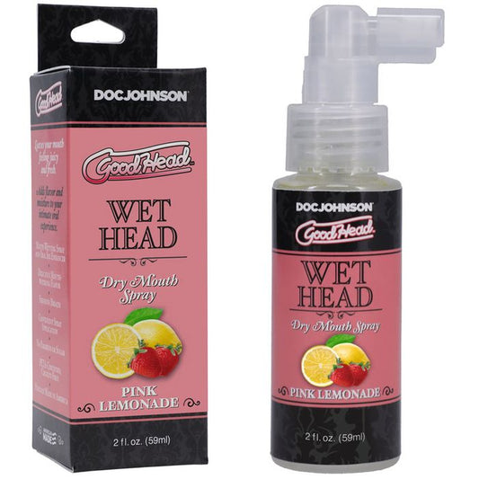 Doc Johnson GoodHead Wet Head Dry Mouth Spray Pink Lemonade 59ml