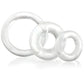 ScreamingO RingO x3 Cock Rings Clear - 3 Pack