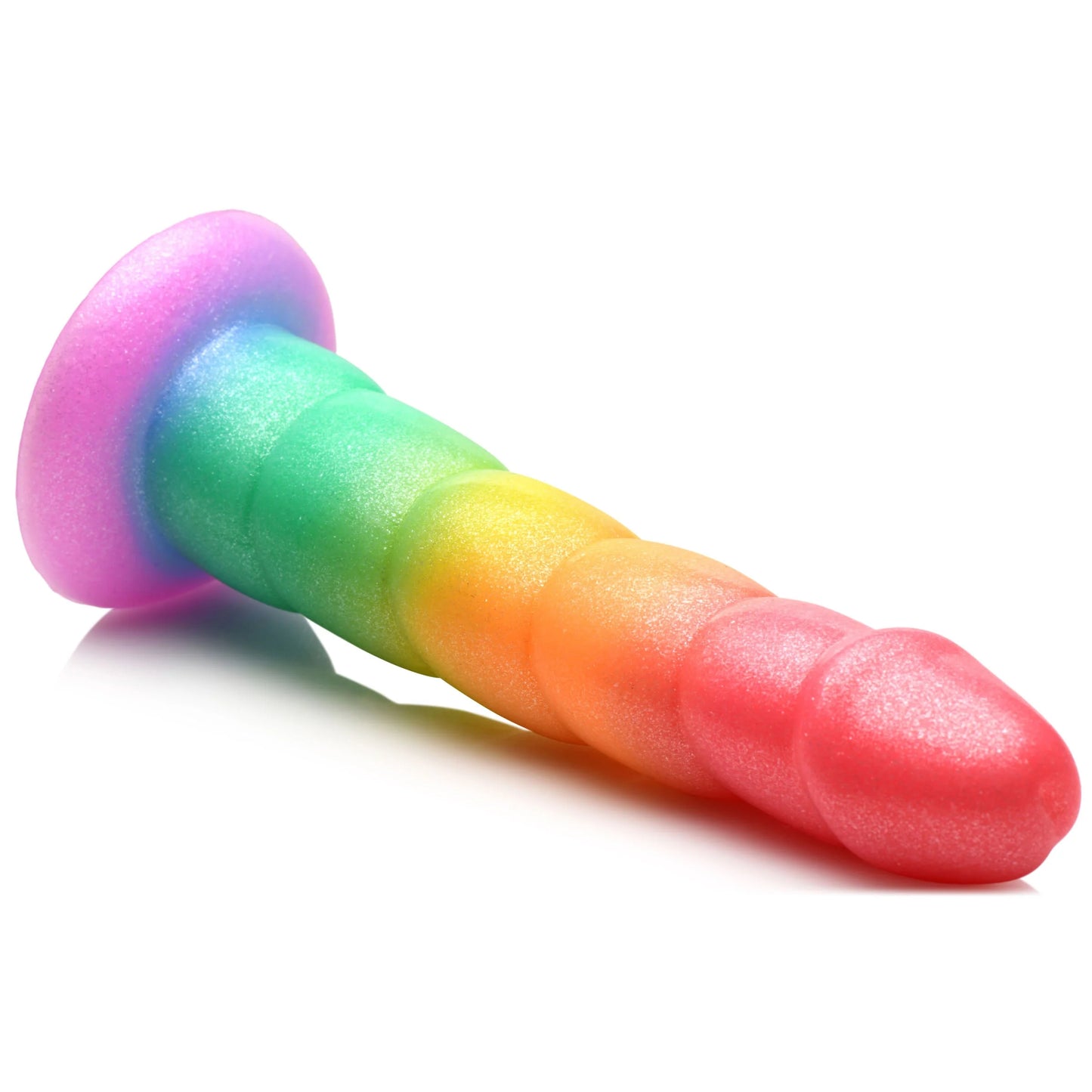 Curve Toys | Simply Sweet 6.5" Swirl Rainbow Dildo