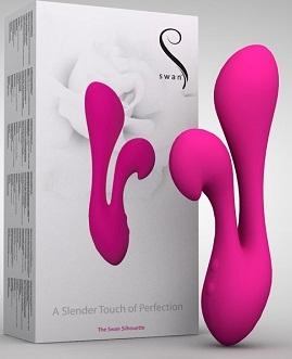 SWAN Vibes - The Swan Silhouette Rabbit Vibrator Pink