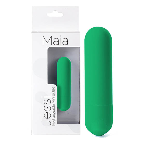 Maia Toys | Maia Jessi Emerald Green 7.6cm USB Rechargeable Bullet Vibrator