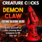 Creature Cocks Demon Claw Fisting Silicone Dildo - Red 21.8cm Claw Fantasy Dildo