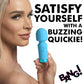 XR Brands | BANG! 10X Mini Silicone Wand Vibrator - Blue