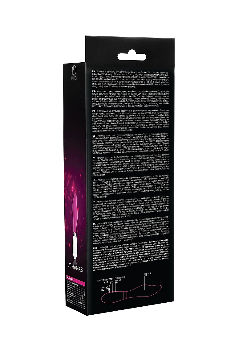 Shots Toys | Luna Athamas Rechargeable 10 Speed Vibe Vibrator Black