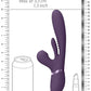 Shots Toys | VIVE Kura Thrusting G-Spot Vibrator Flapping Tongue & Pulse Wave Purple