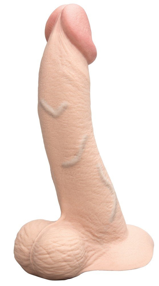 COTR | B-Vibe Slipskin Realistic Silicone Dildo - 9" Curved Cream